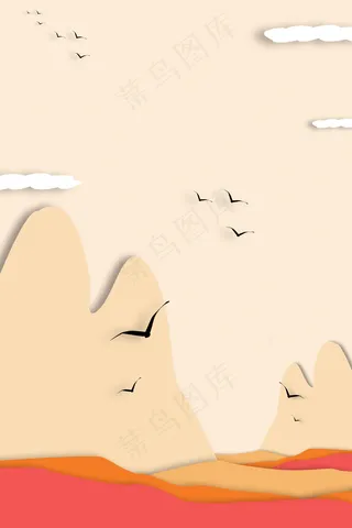 折纸风炎热的夏日岛屿