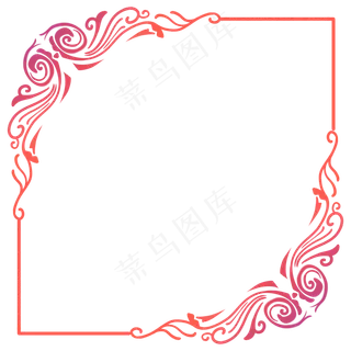 花纹欧风边框