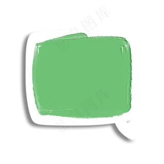 喷墨墨迹扁平气泡框13