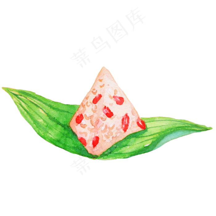 红豆粽子小吃(2000X2000(DPI:300))psd模版下载