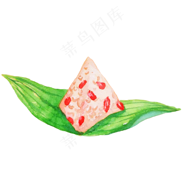 红豆粽子小吃(2000X2000(DPI:300))psd模版下载