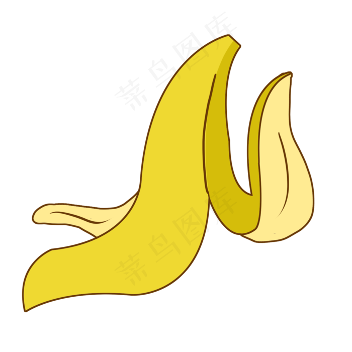 矢量香蕉皮