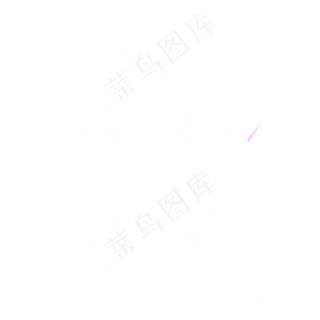 唯美紫色流星雨元素,免抠元素