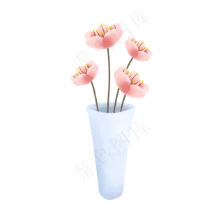 夏季盛开的粉色花朵