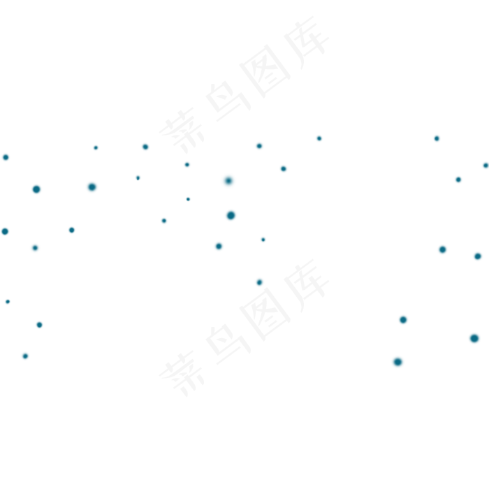 蓝色小星星,免抠元素