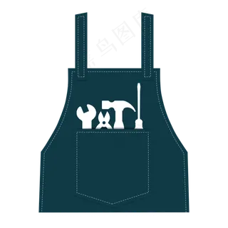 墨绿色工人围裙