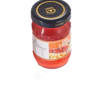 一瓶美味的水果罐头