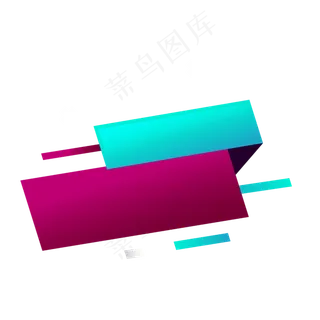 渐变风广告促销标签元素