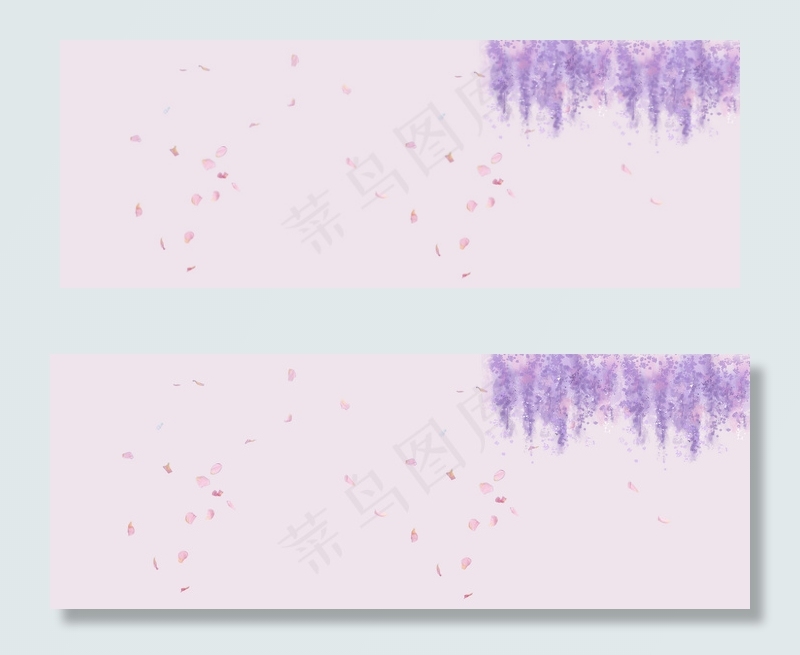 粉色浪漫花瓣海报背景