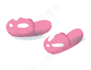 粉色拖鞋