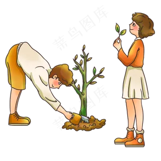 春天去植树种树