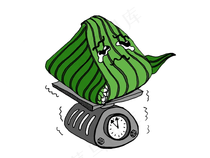 端午节称重的粽子(2953X2220(DPI:300))psd模版下载