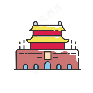 世界旅游MBE风格*景点图案