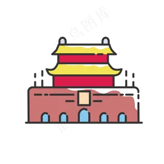 世界旅游MBE风格*景点图案