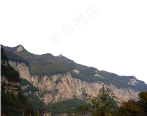 风景山坡,免抠元素