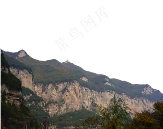 风景山坡,免抠元素