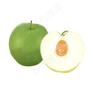 一颗半新鲜的梨