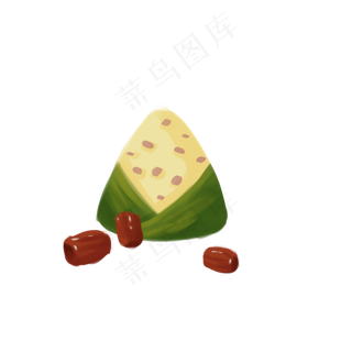 端午节可爱粽子元素