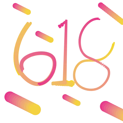 618颜色字体设计(500*500px 300 dpi )ai矢量模版下载