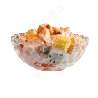 一碗精致的水果沙拉