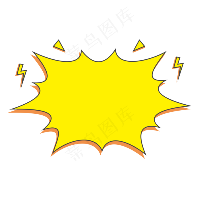 爆炸边框(2000X2000(DPI:300))psd模版下载