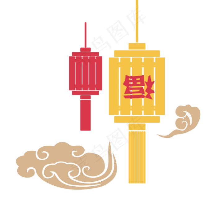 福字灯笼上传,免抠元素