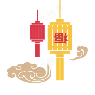 福字灯笼上传,免抠元素