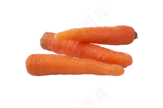 纯天然胡萝卜绿色,免抠元素