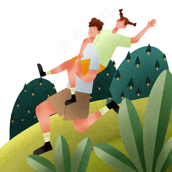 奔跑父女父爱最伟大(2000X2000(DPI:300))psd模版下载