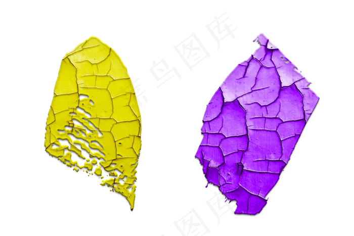 干裂油画颜料色块笔刷,免抠元素