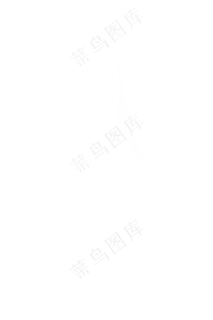 白色轻盈拖地大摆珍珠婚礼头纱P