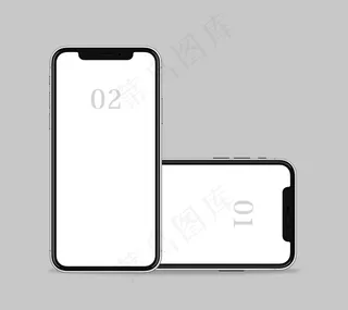 简约风格手机样机素材