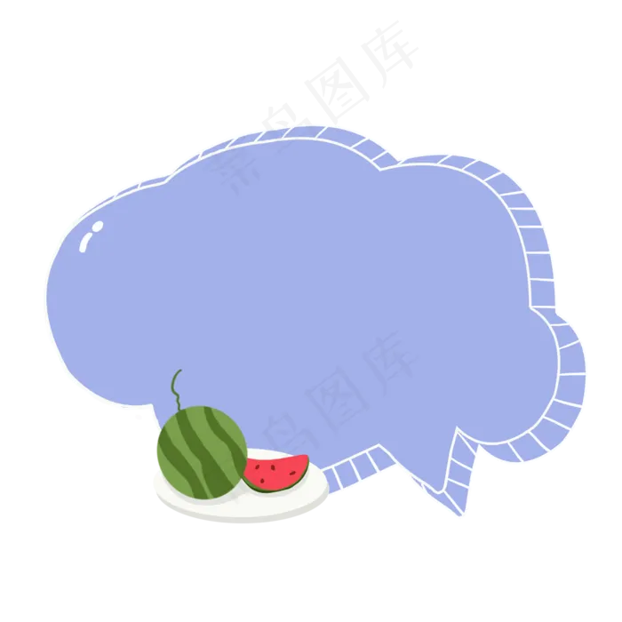 卡通矢量边框素材(2000X2000(DPI:132))psd模版下载