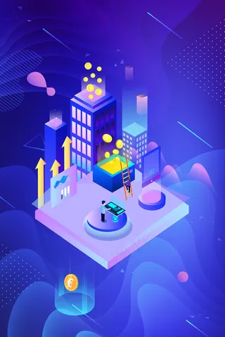 电商互联网促销金融科技通用图