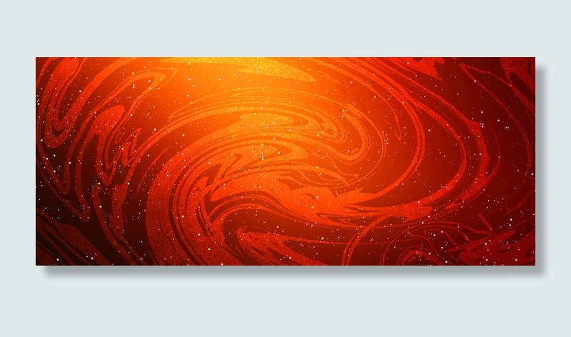 星际时空大理石纹理红色背景