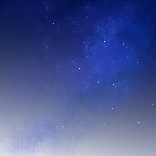 蓝色银河情人节七夕浪漫星河夜景,免抠元素