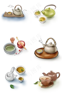 白露手绘古风清茶 白露手绘古风清茶