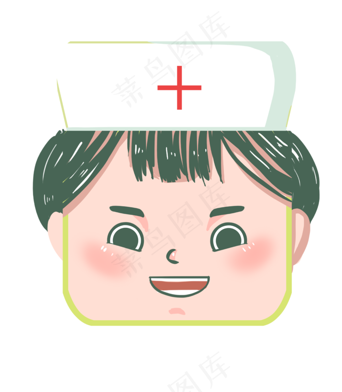 五一劳动节护士表情包护士头像好(2466X2826(DPI:300))psd模版下载
