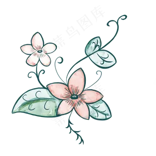花朵图案,免抠元素