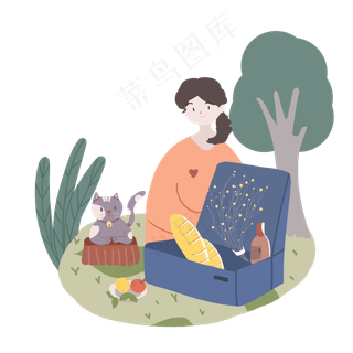 春季野餐踏青户外活动