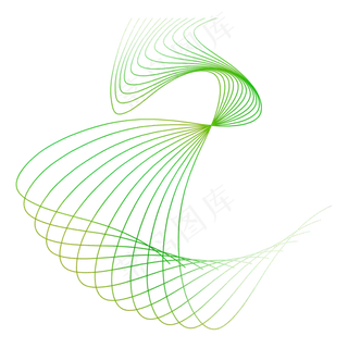 扭转波浪线,免抠元素