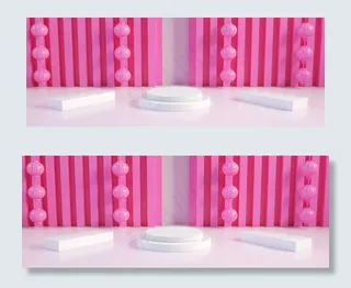 简约C4D风春季上新电商展台