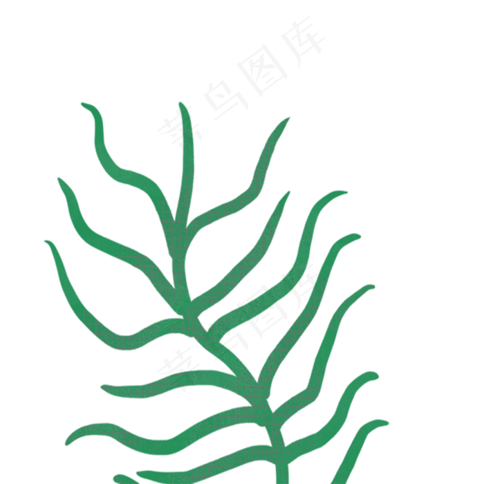 卡通植物绿叶下载(2000X2000(DPI:300))psd模版下载