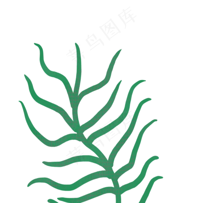 卡通植物绿叶下载(2000X2000(DPI:300))psd模版下载