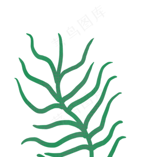 卡通植物绿叶下载