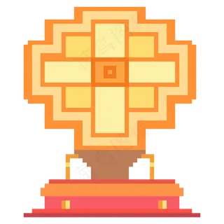 像素风格老式留声机