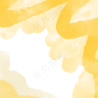 黄色渐变的水彩底纹