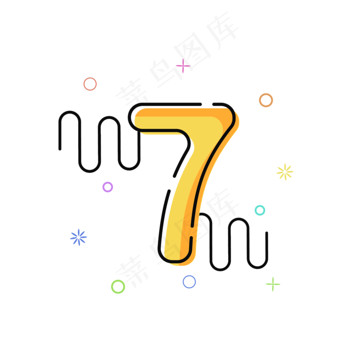MBE数字图标符号矢量素材元素7,免抠元素