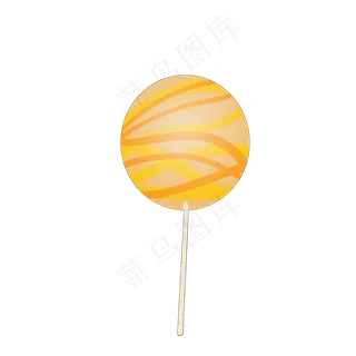 黄色棒棒糖儿童节六一免抠素材