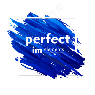 时尚水彩画涂鸦免扣